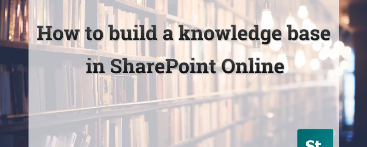 Knowledge base in sharepoint